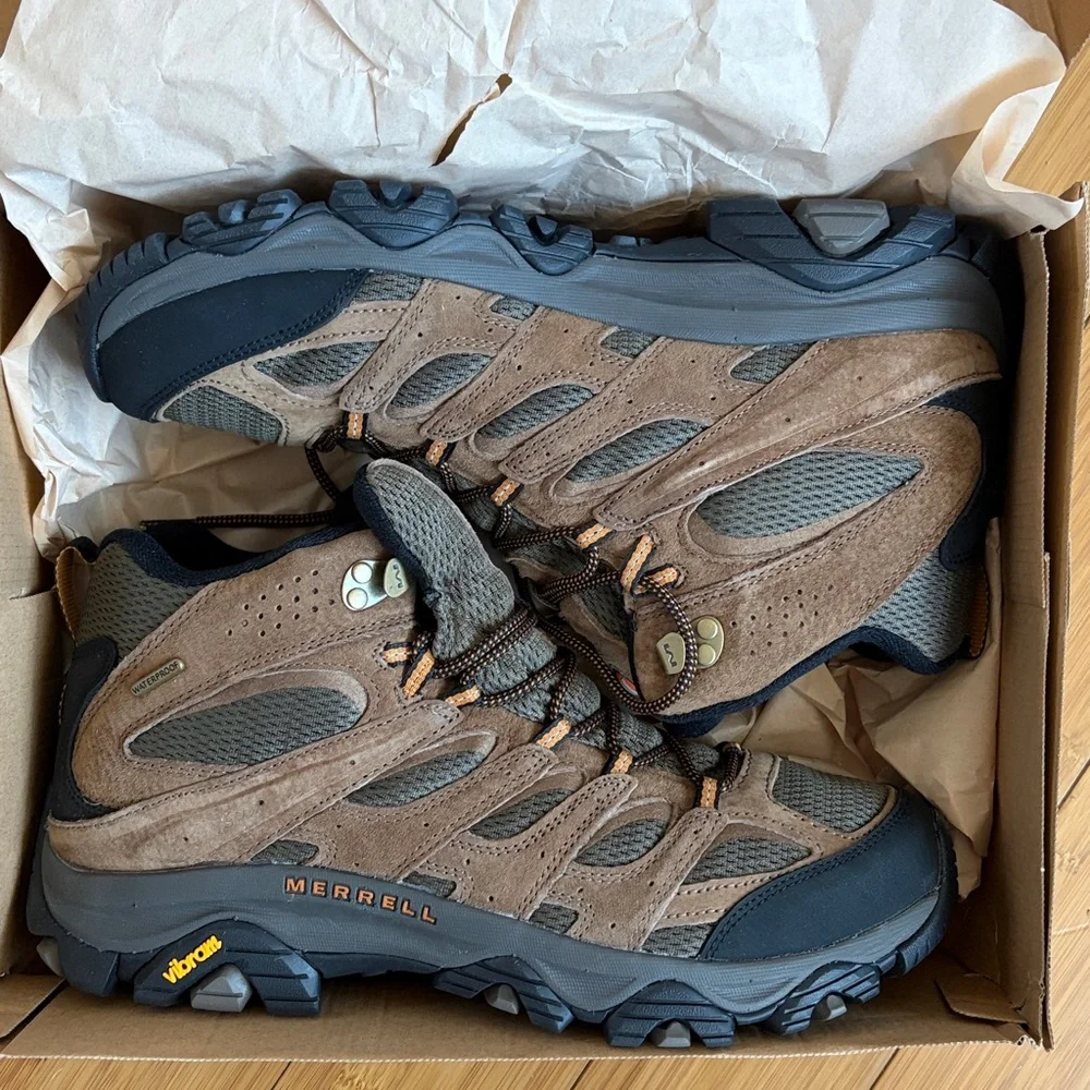 ✨$110✨NIB✨Merrell Moab 3 Mid Waterproof Men's Boots | Size 12 - Picture 10 of 16